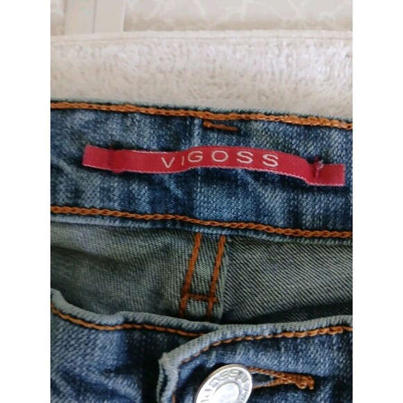 Women's Vigoss Jeans Blue Venice Boot Stretch 5 Pockets Size 13 - Picture 16 of 17